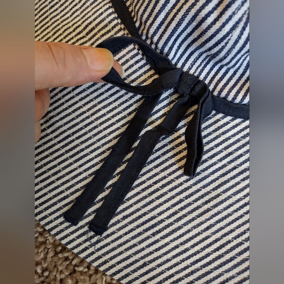 Banana Republic Striped Blue White Floppy Sun Hat - Picture 6 of 11